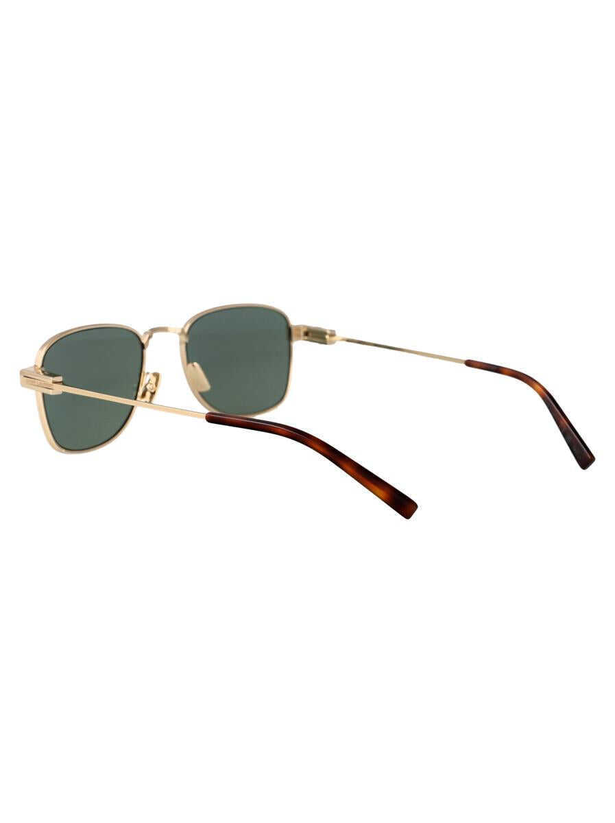 Ochelari de soare Saint Laurent Saint Laurent Eyewear Sunglasses GOLD-GOLD-GREEN Barbati (BM 19328142) 4