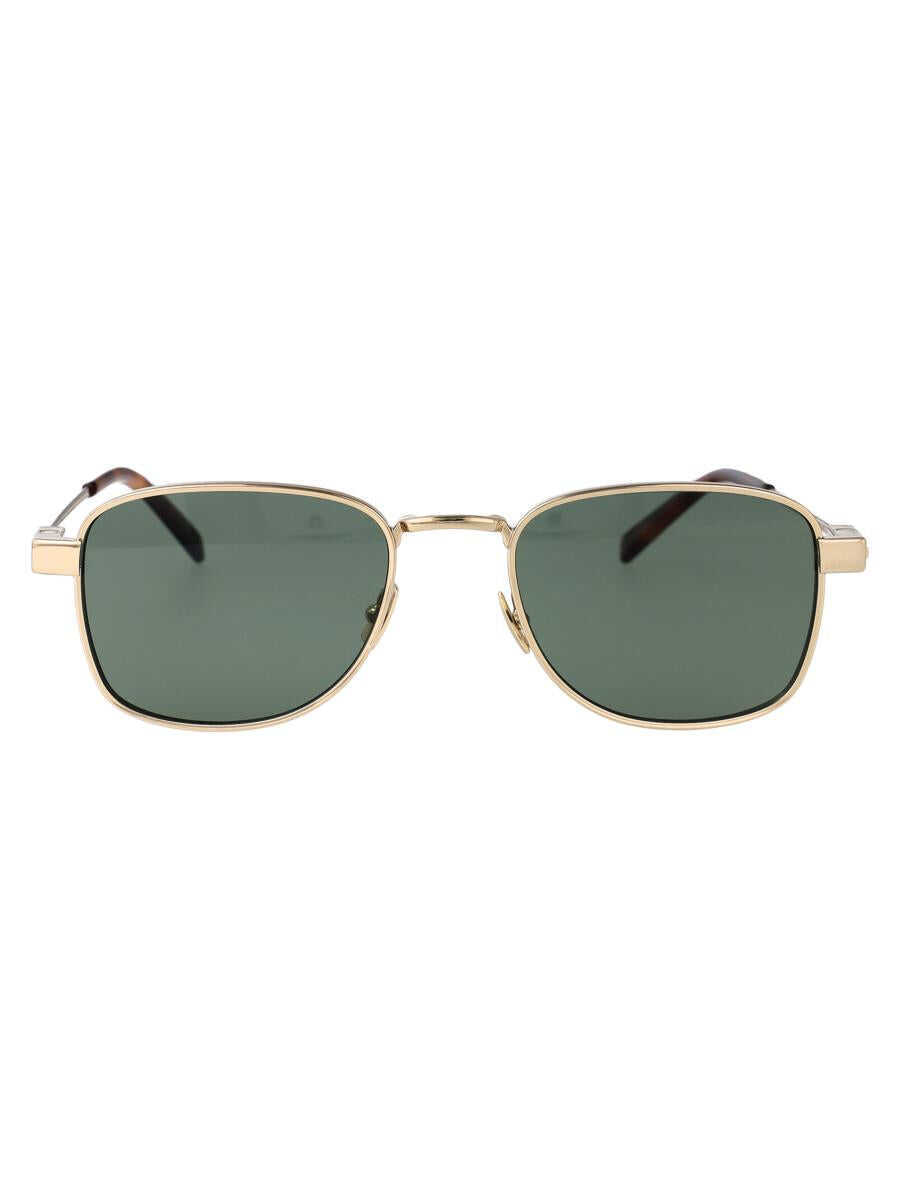 Ochelari de soare Saint Laurent Saint Laurent Eyewear Sunglasses GOLD-GOLD-GREEN Barbati (BM 19328142) 1