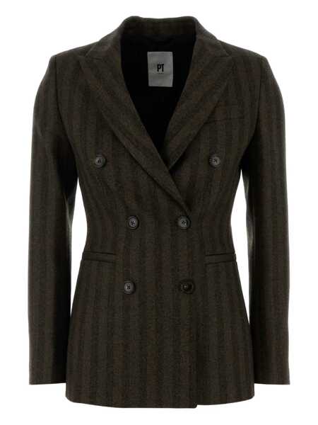 Geci PT TORINO Pt Torino Jackets And Vests MOKA Femei (BM 19328223) 1