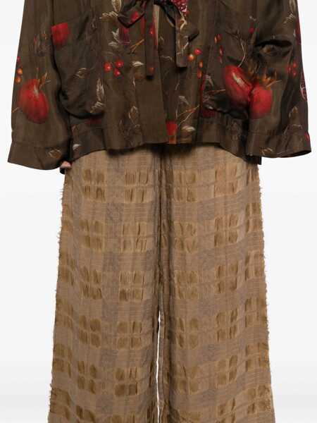 Pantaloni casual UMA WANG Uma Wang Trousers YELLOW Femei (BM 19328301) 5