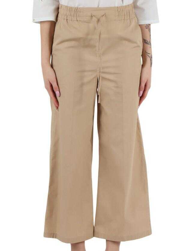 Pantaloni casual Emme Marella Emme Marella Pants Beige Femei (BM 19328334) 1