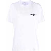 Tricouri Cotton Crew-Neck T-Shirt With Embroidery Logo Femei