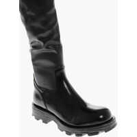 Cizme lungi Dama - Cizme lungi Diesel Leather D-Hammer Boots With Chunky Sole 5Cm Black Femei (BM 19328459) - B-mall.ro