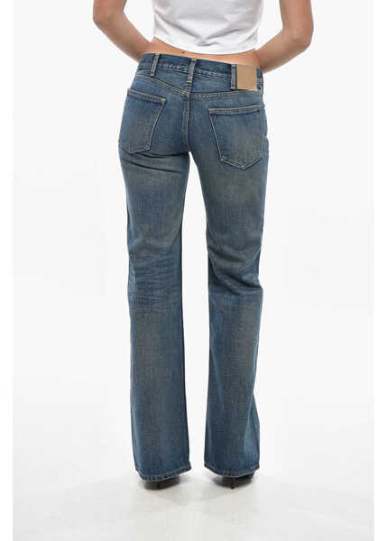 Blugi drepti Cline Mid-Waisted Bootcut Denims 26Cm Blue Femei (BM 19328474) 2