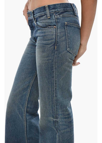 Blugi drepti Cline Mid-Waisted Bootcut Denims 26Cm Blue Femei (BM 19328474) 3