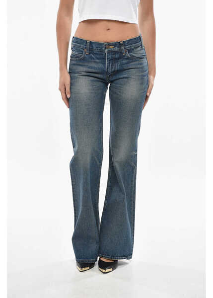 Blugi drepti Cline Mid-Waisted Bootcut Denims 26Cm Blue Femei (BM 19328474) 1