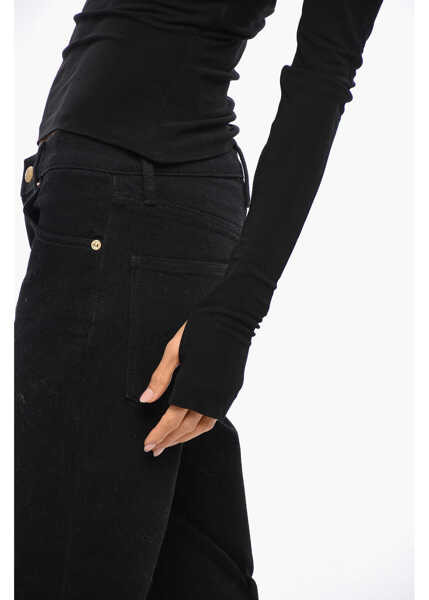 Bluze DSQUARED2 Viscose One-Shoulder Top Black Femei (BM 19328483) 2