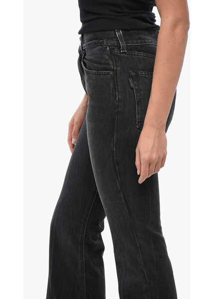 Blugi drepti HAIKURE Dark Wash Boot Cut Flora Jeans 26Cm Black Femei (BM 19328507) 3