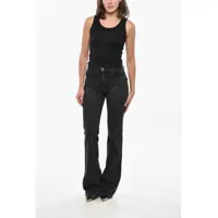 Blugi HAIKURE Dama - Blugi drepti HAIKURE Dark Wash Boot Cut Flora Jeans 26Cm Black Femei (BM 19328507) - B-mall.ro