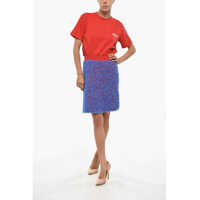 Fuste scurte Dama pagina 2 - Fuste scurte Tory Burch Eyelash Effect Wool Confetti Miniskirt Light Blue Femei (BM 19328531) - B-mall.ro