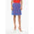 Tory Burch Eyelash Effect Wool Confetti Miniskirt Light Blue