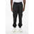 Parajumpers Cotton And Nylon Cargo Joggers With Elastic Waistband Black