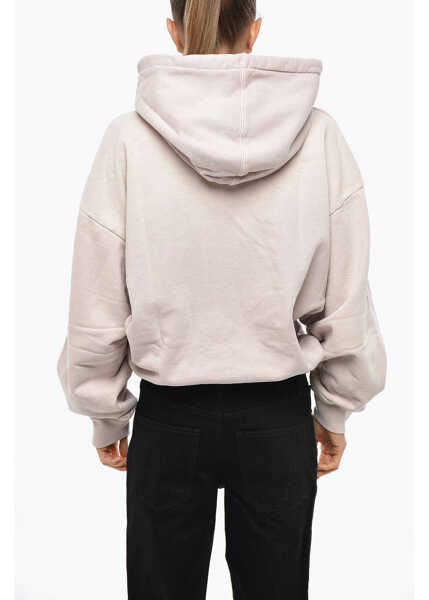 Bluze de trening Off-White Brushed Cotton Laundry Hoodie Pink Femei (BM 19328636) 3