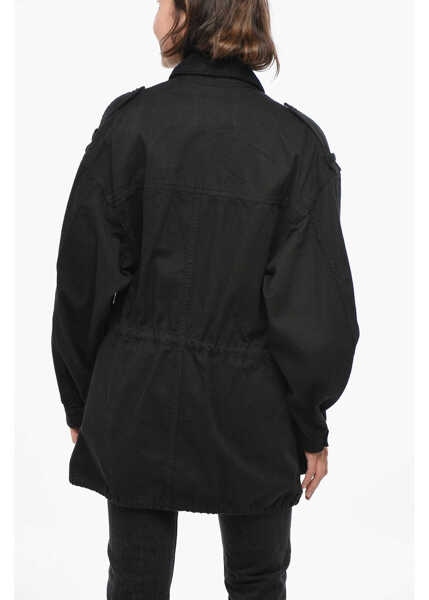 Geci de blugi Isabel Marant Etoile Denim Joanna Multipocketed Jacket Black Femei (BM 19328654) 2