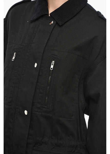 Geci de blugi Isabel Marant Etoile Denim Joanna Multipocketed Jacket Black Femei (BM 19328654) 3