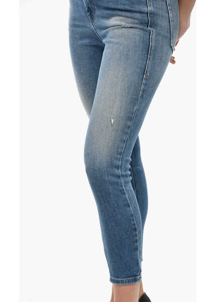 Blugi skinny Diesel High-Waisted Slandy Skinny Fit Denims 12Cm Blue Femei (BM 19328660) 3