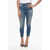 Diesel High-Waisted Slandy Skinny Fit Denims 12Cm Blue