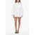 Sacai Popeline Shirt Dress With Flared Sleeves White