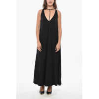 Rochii lungi TOTÊME Cut-Out Detailed T-Strap Maxi Dress Femei