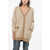 Max Mara Awning Striped Tenore Cardigan Beige