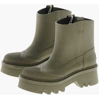 Botine Rubber Solid Color Booties With Chunky Sole 6Cm Femei