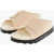 Jil Sander Leather Slides With Strap Closure Beige