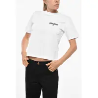 Tricouri Cotton Crew-Neck T-Shirt With Print Logo Femei