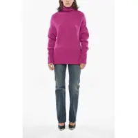 Pulovere Lanvin Dama - Pulovere casual Lanvin Turtleneck Roule Wool Blend Pullover Pink Femei (BM 19328885) - B-mall.ro