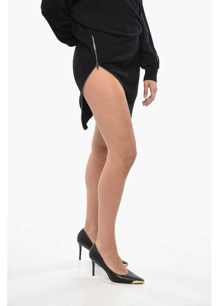 Rochii scurte Isabel Marant Knitted Gaelys Dress With Zipped Detail Black Femei (BM 19328888) 3