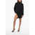 Isabel Marant Knitted Gaelys Dress With Zipped Detail Black