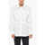 Alexander McQueen Popeline Cotton Saharan Shirt With Slim Fit Design White