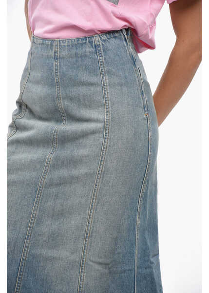 Fuste casual HAIKURE Flared Denim Shaquille Denim Maxi Skirt Blue Femei (BM 19328909) 3