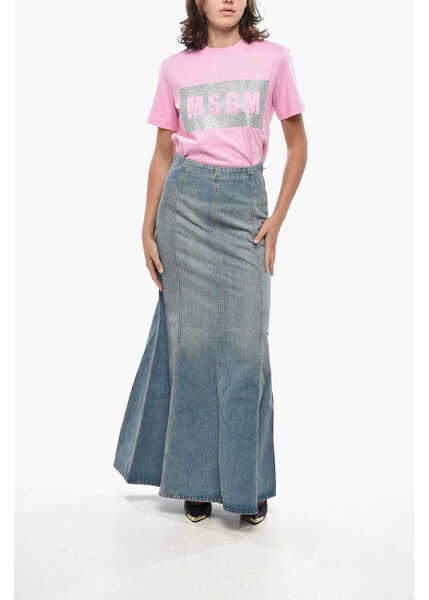 Fuste casual HAIKURE Flared Denim Shaquille Denim Maxi Skirt Blue Femei (BM 19328909) 4