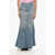 HAIKURE Flared Denim Shaquille Denim Maxi Skirt Blue