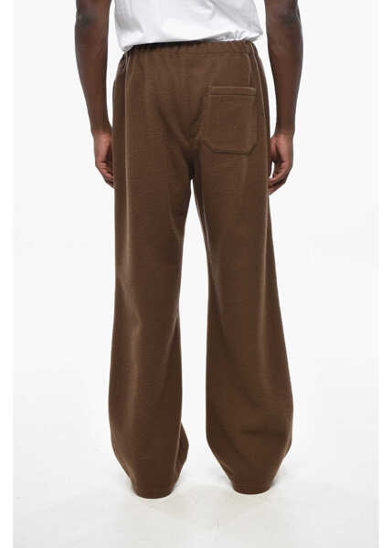 Pantaloni casual Rier Straight Leg Virgin Wool Pants With Elastic Waistband Brown Barbati (BM 19328918) 2