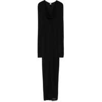 Rochii lungi TOTÊME V Neck Viscose Midi Dress Femei