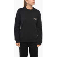 Bluze de trening Cotton Crew-Neck Sweatshirt With Embroidery Logo Femei
