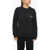 MSGM Cotton Crew-Neck Sweatshirt With Embroidery Logo Black