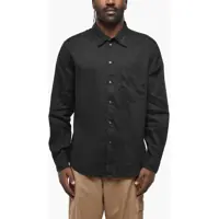 Camasi casual Solid Color Linen S-Emil Shirt With Breast Pocket Barbati