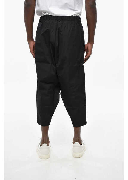 Pantaloni casual Comme des Garons Shirt Lightweight Cotton Drop Crotch Pants With Elastic Wais Black Barbati (BM 19328996) 2