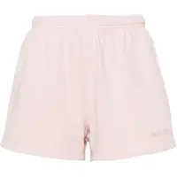 Pantaloni scurti Solid Color Cotton Shorts With Drawstring Waist Femei