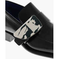 Mocasini pentru Barbati pagina 3 - Mocasini Burberry Leather Shield Loafers With Maxi Frontal Plaque Black Barbati (BM 19329026) - B-mall.ro