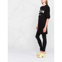 Imbracaminte MSGM Dama - Rochii casual MSGM Brushed Logo Dress BLACK Femei (BM 19329113) - B-mall.ro