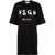 MSGM Brushed Logo Dress BLACK