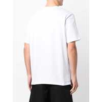 Tricouri MSGM pentru Barbati - Tricouri MSGM Cotton T-Shirt WHITE Barbati (BM 19329119) - B-mall.ro