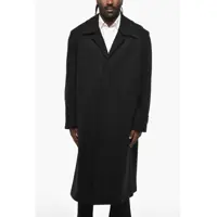 Paltoane Virgin Wool Loden Coat With Hidden Buttoning Barbati