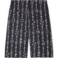 Pantaloni scurti Off-White Printed Viscose Type Shorts