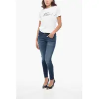 Blugi skinny Dama - Blugi skinny Diesel Super Skinny Fit Slandy Denims With Belt Loops 12Cm Black Femei (BM 19329179) - B-mall.ro