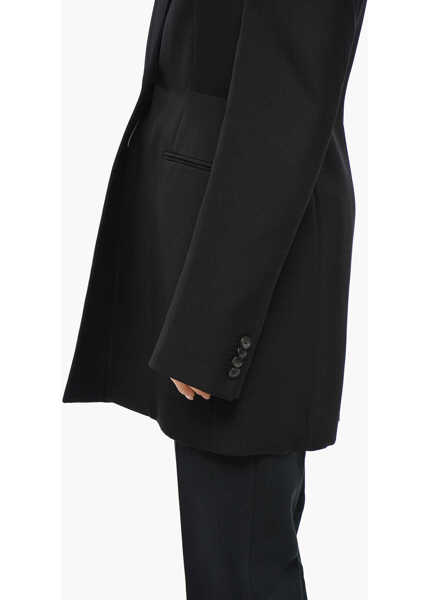 Sacouri Khaite Peak Lapel Beckett Slim Fit Blazer Black Femei (BM 19329182) 2