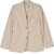 TOTÊME Flush Pocketed Linen Blend Blazer Beige